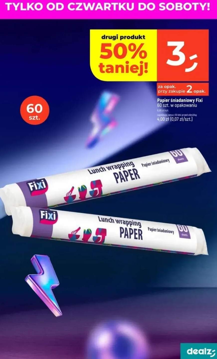 papier śniadaniowy