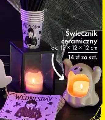 świecznik ceramiczny