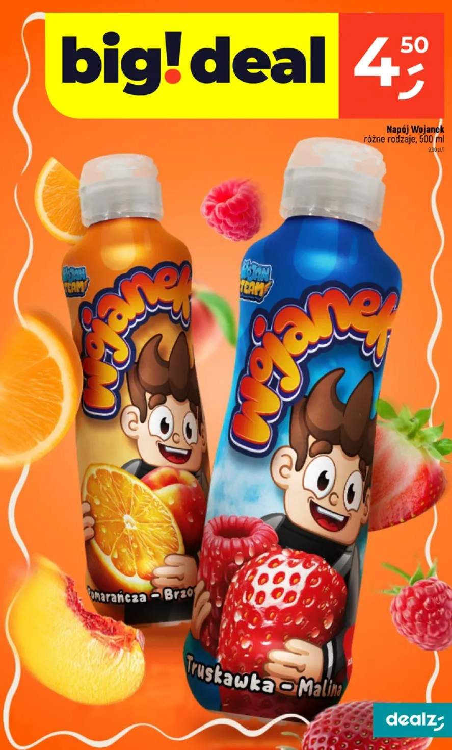 Napój Wojanek różne rodzaje