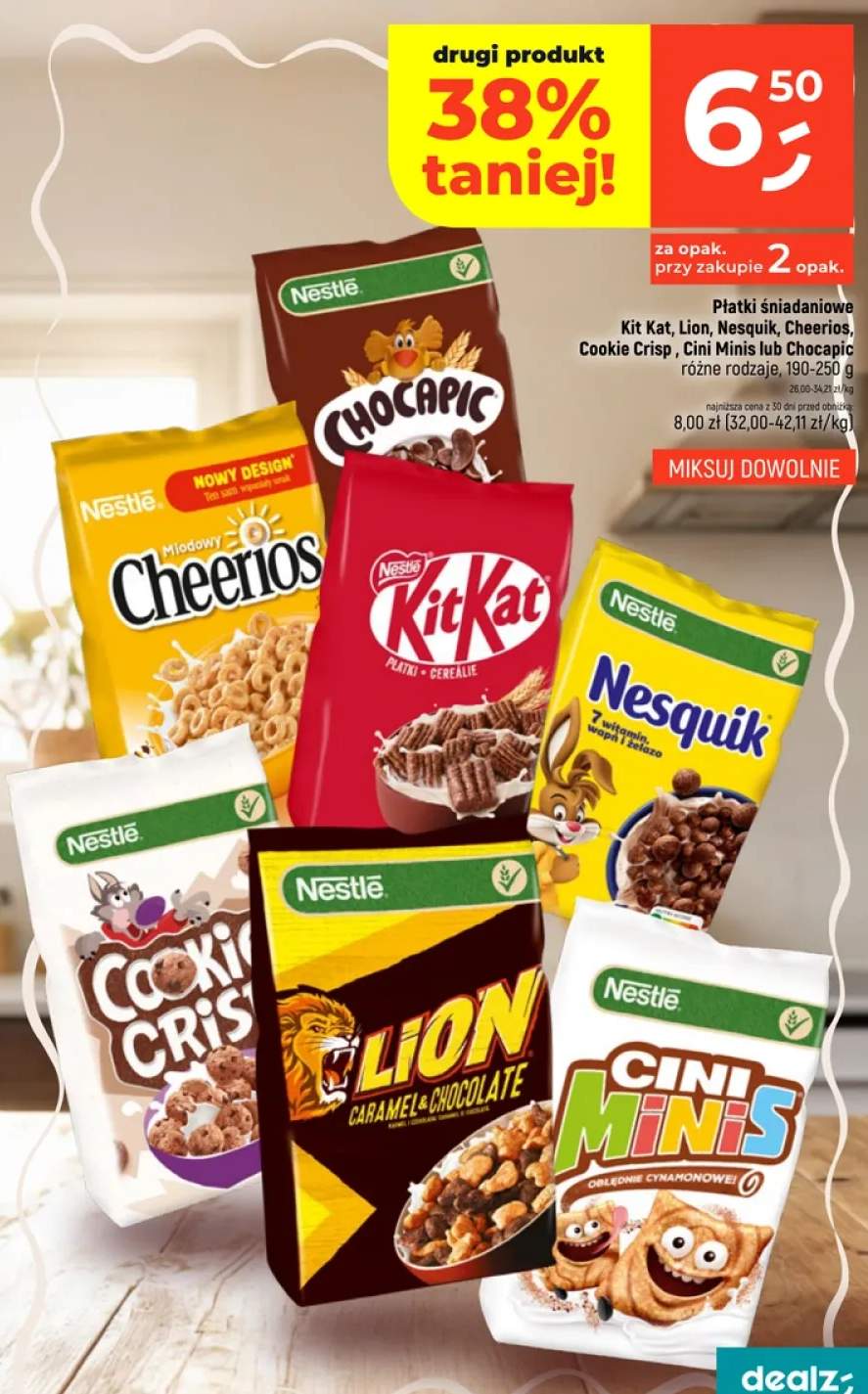 Płatki śniadaniowe Cheerios