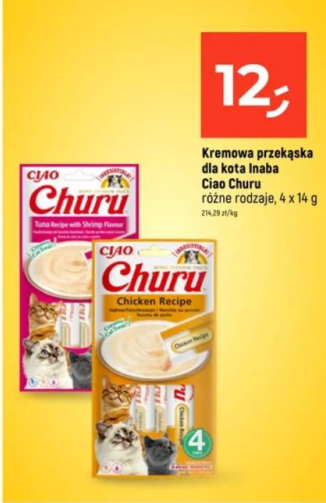 Kremowa przekąska dla kota Inaba Ciao Churu różne rodzaje