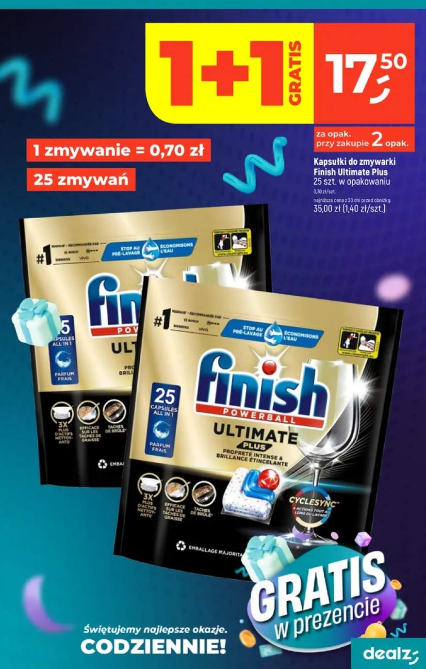 Kapsułki do zmywarki Ultimate Plus