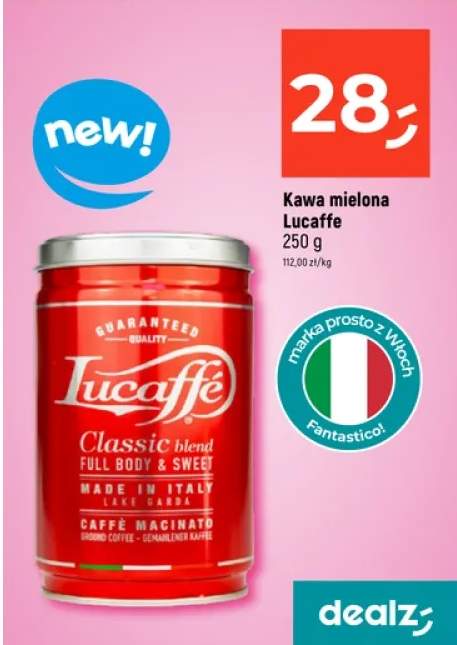Kawa mielona Lucaffe