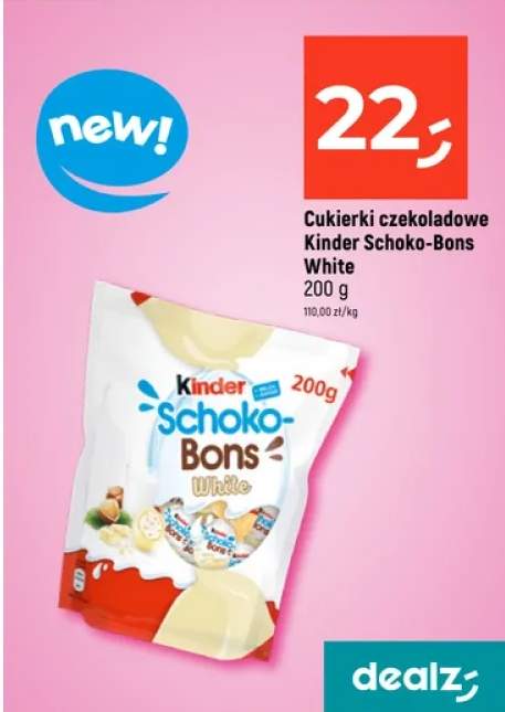 Cukierki czekoladowe Schoko-Bons White