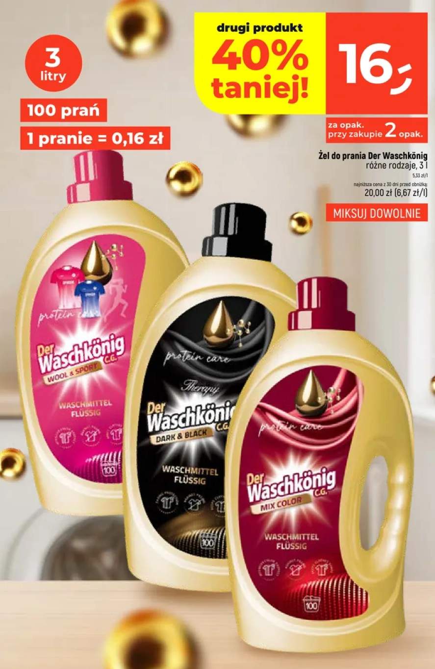 Żel do prania różne rodzaje