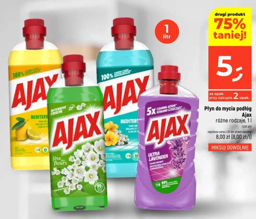 Płyn do mycia podłóg różne rodzaje