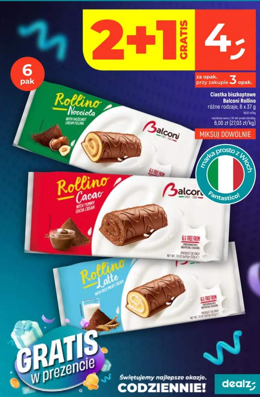 Ciastka biszkoptowe różne rodzaje