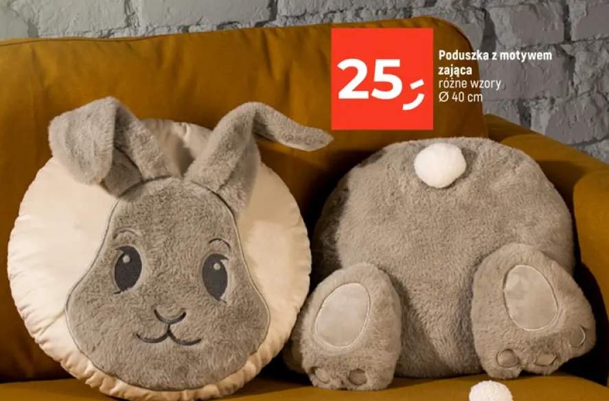 Poduszka z motywem zająca różne wzory