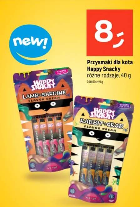 Przysmaki dla kota różne rodzaje