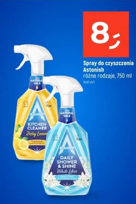 Spray do czyszczenia różne rodzaje, 750 ml