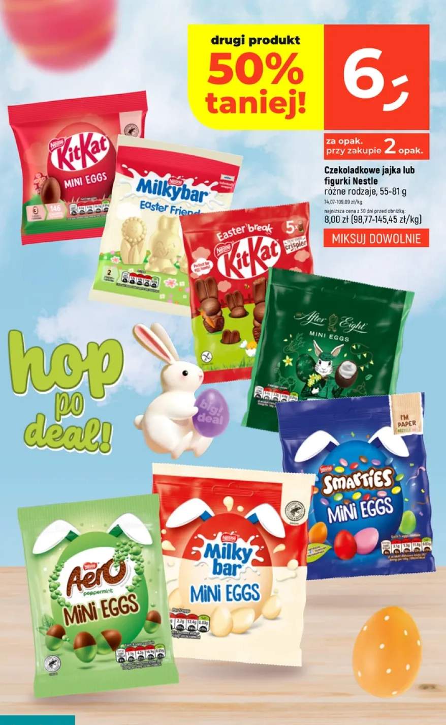 Czekoladowe jajka Mini Eggs