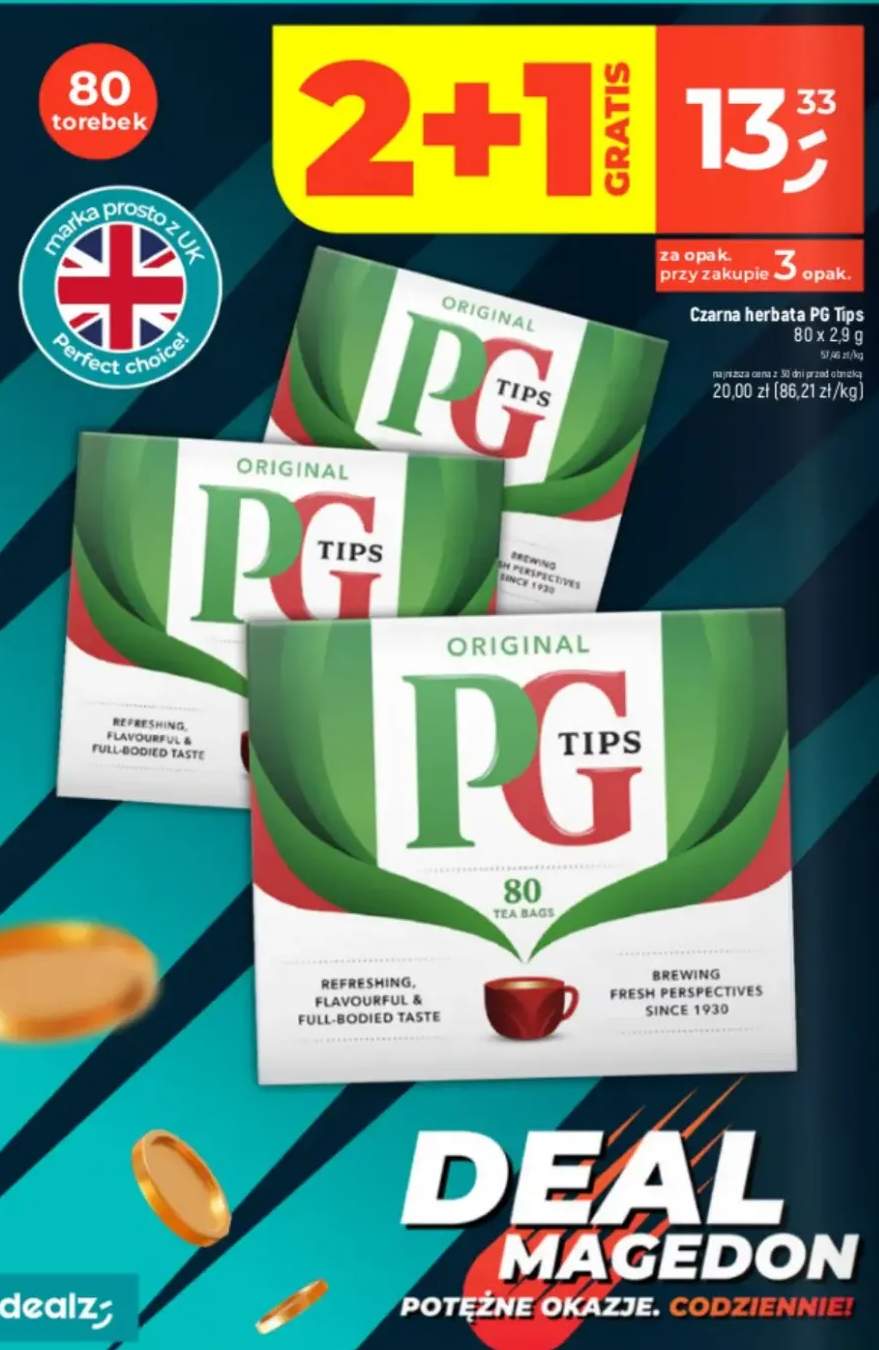 Herbata czarna PG Tips Original