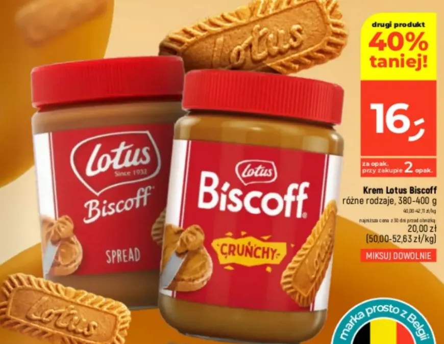 Krem Biscoff różne rodzaje
