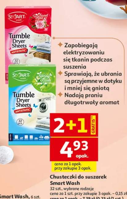 chusteczki do suszarki