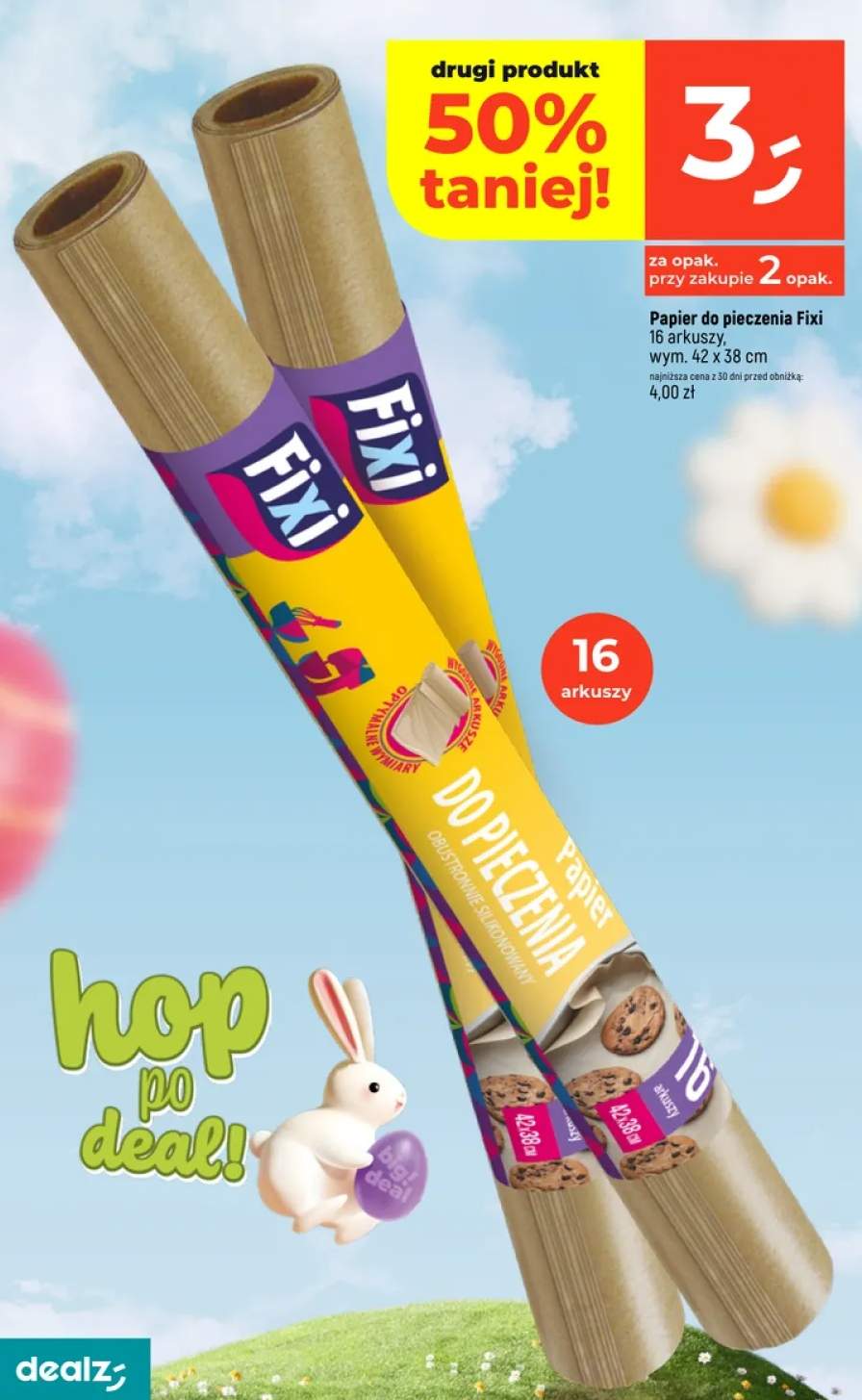 Papier do pieczenia 16 arkuszy, wym. 42 x 38 cm