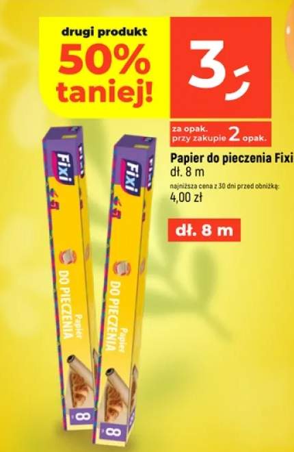 Papier do pieczenia dł. 8 m