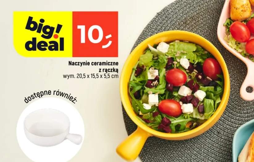 Naczynie ceramiczne z rączką