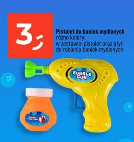 Pistolet do baniek mydlanych różne kolory