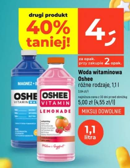 Woda witaminowa różne rodzaje