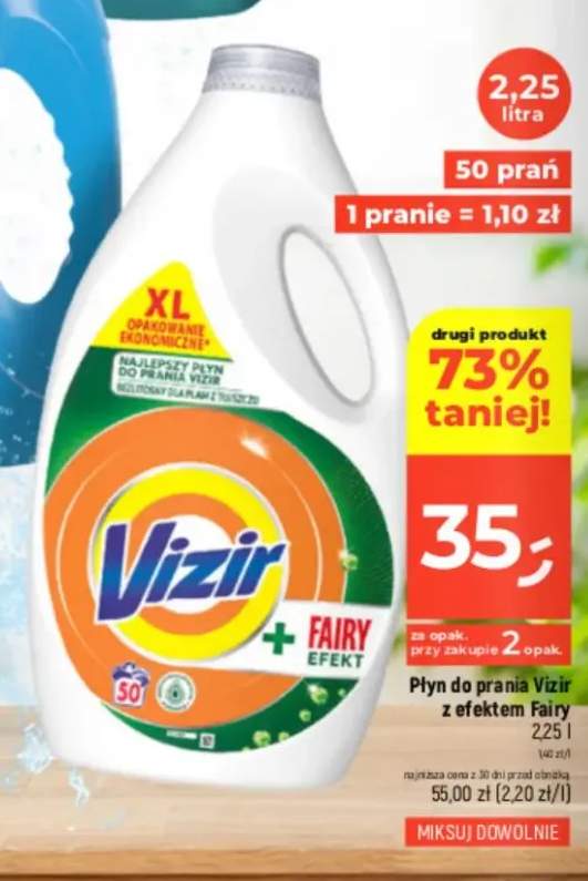 Płyn do prania z efektem Fairy