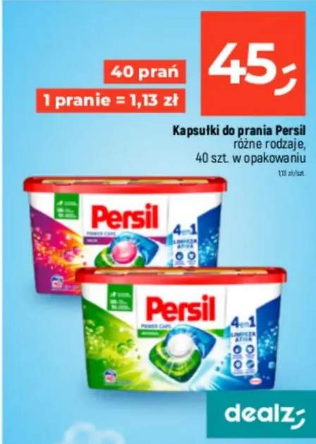 Kapsułki do prania różne rodzaje