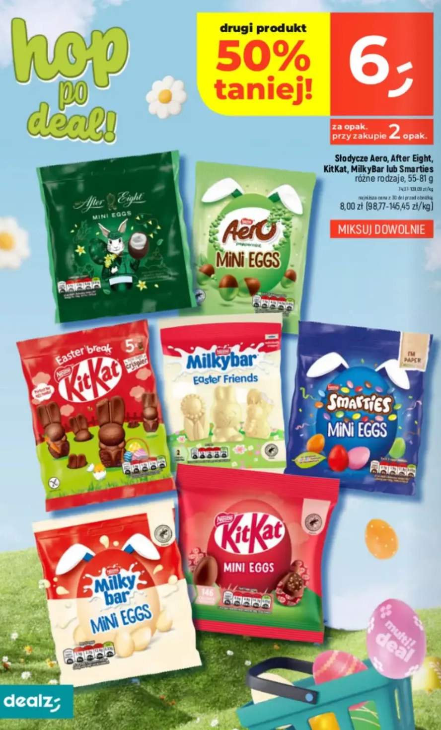 Słodycze Smarties Mini Eggs