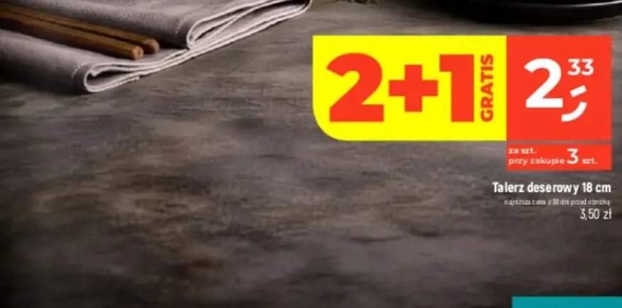 Talerz deserowy 18 cm