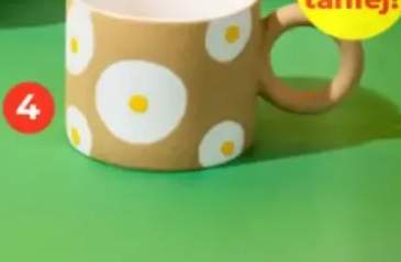 Kubek we wzór jajka