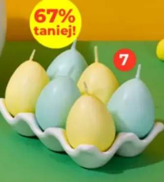 Świeca w kształcie jajka