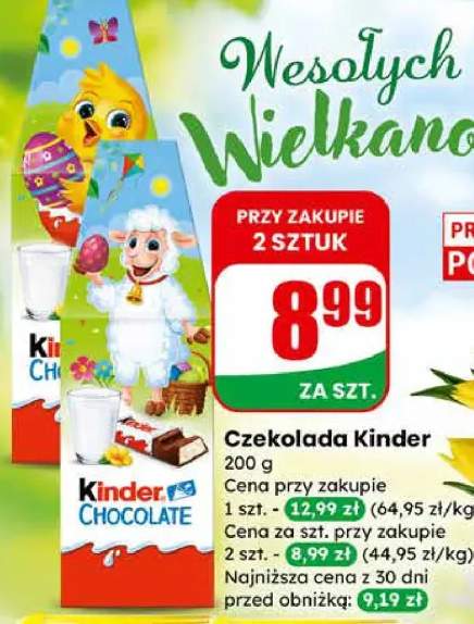 kinder czekolada