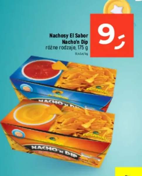 Nachosy El Sabor Nacho'n Dip różne rodzaje