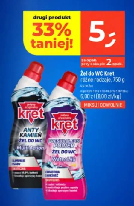 Żel do WC Fresh & Clean Power Water Lily