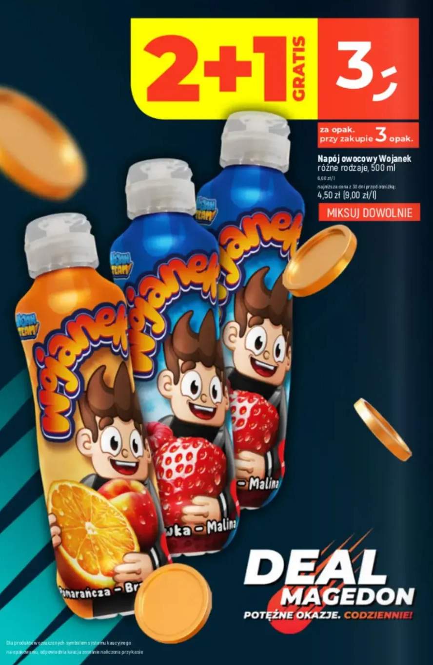 Napój owocowy różne rodzaje