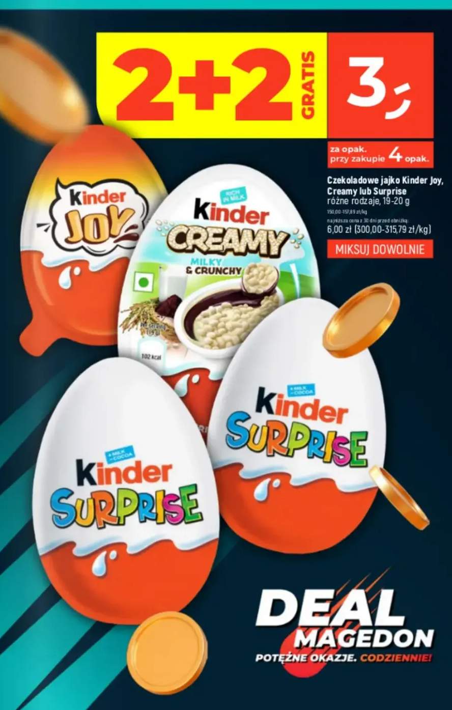 Czekoladowe jajko Kinder Joy
