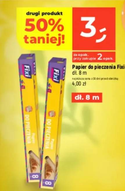 Papier do pieczenia dł. 8 m