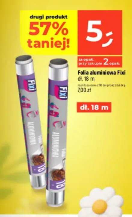 Folia aluminiowa dł. 18 m