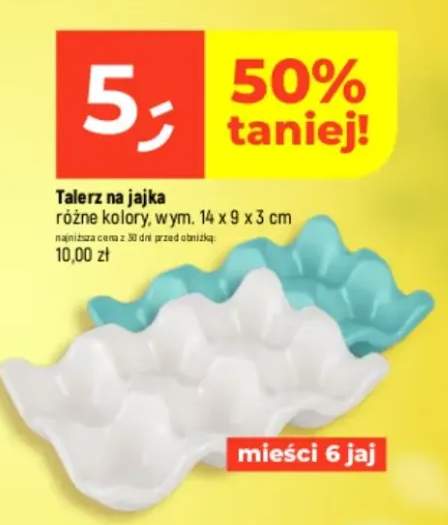 Talerz na jajka różne kolory