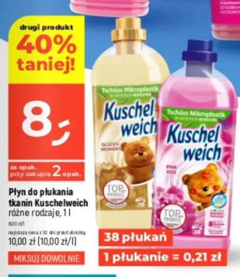 Płyn do płukania tkanin różne rodzaje, 1l