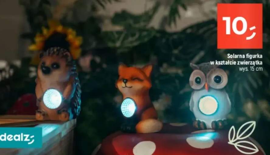Solarna figurka w kształcie zwierzątka