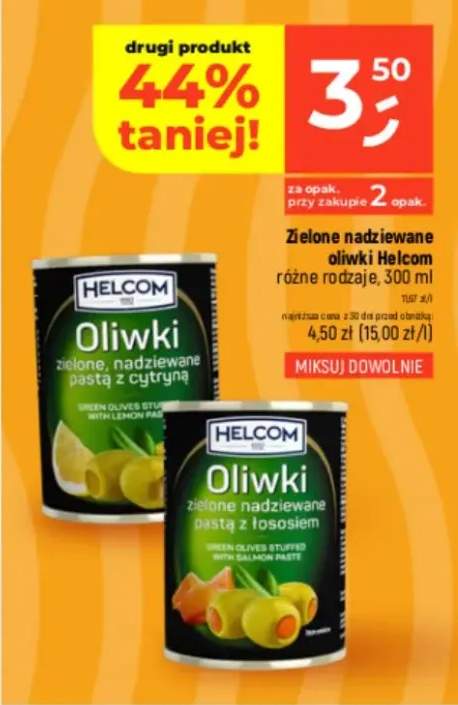 Oliwki zielone nadziewane pastą z cytryny