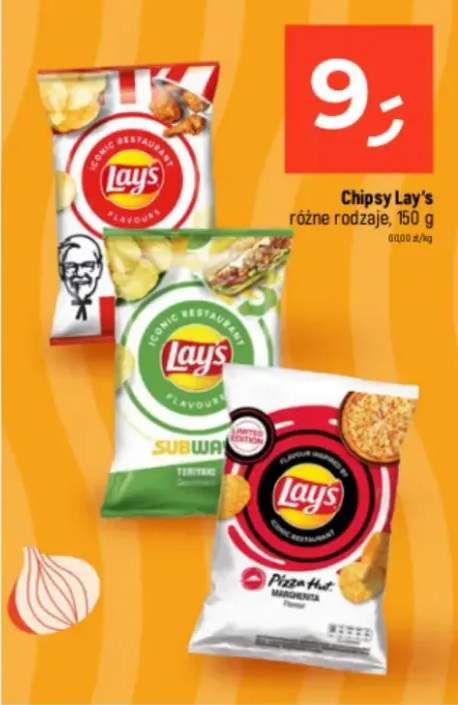 Chipsy Lay's różne rodzaje