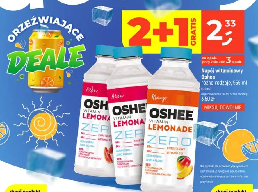 Napój witaminowy różne rodzaje