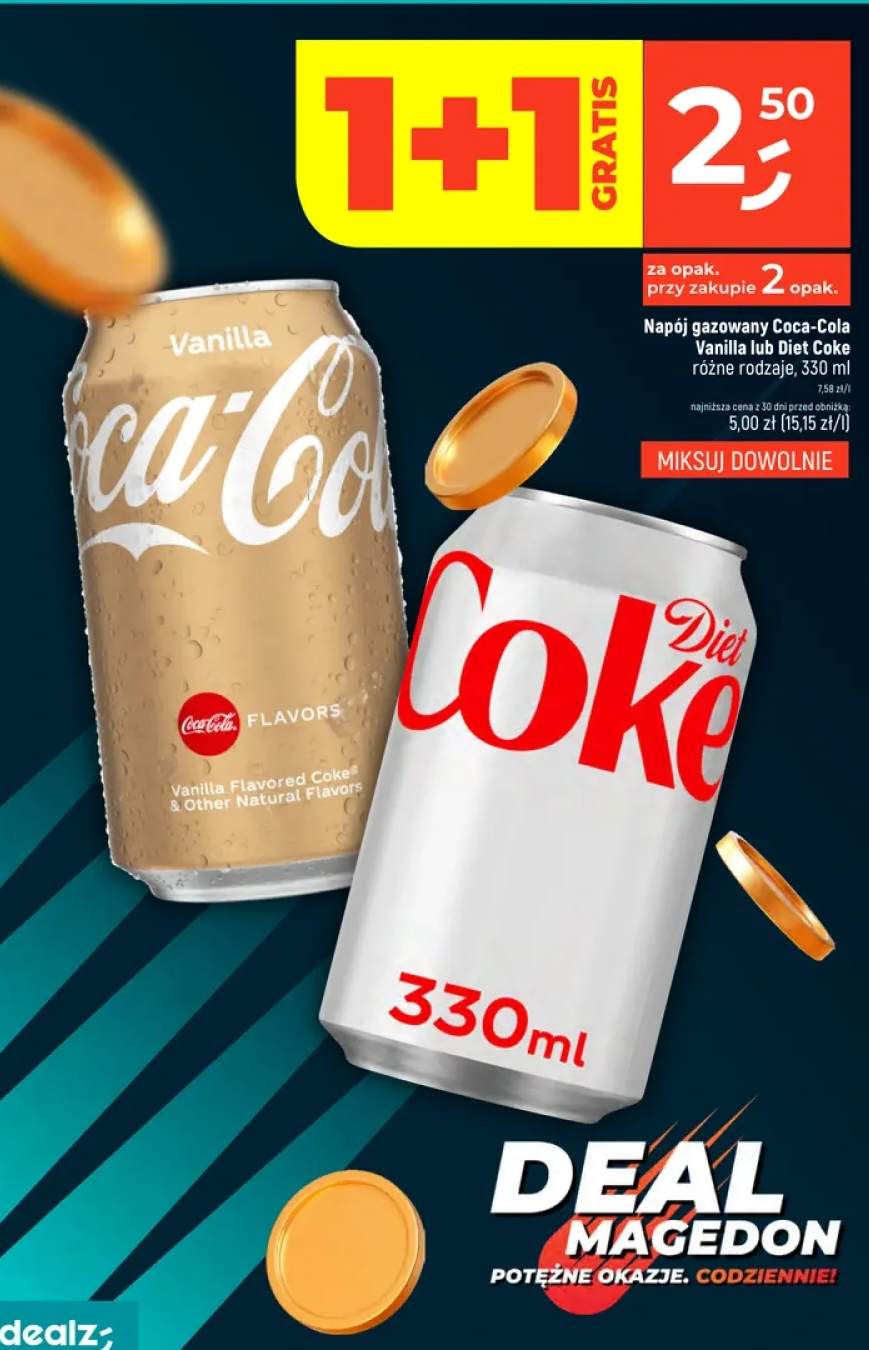 Napój gazowany Coca-Cola Vanilla