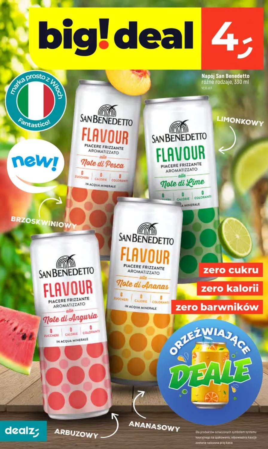 Napój brzoskwiniowy Note di Pesca