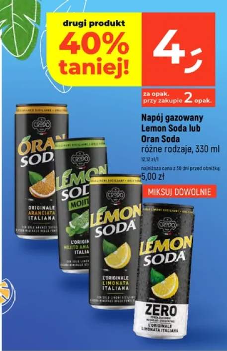 Napój gazowany Lemon Soda