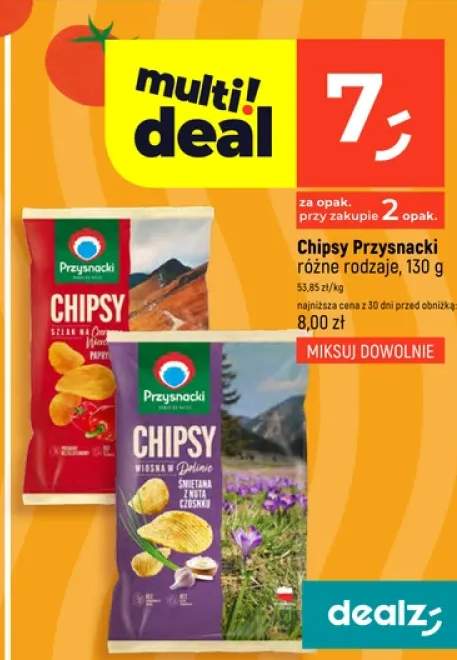 Chipsy różne rodzaje