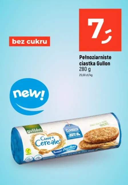 Ciastka pełnoziarniste Cuor Cereale