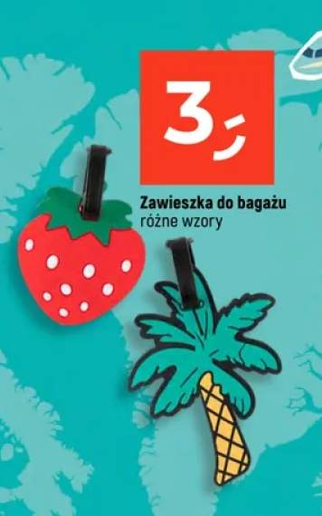 Zawieszka do bagażu różne wzory