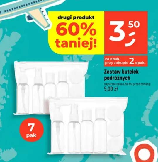 Zestaw butelek podróżnych