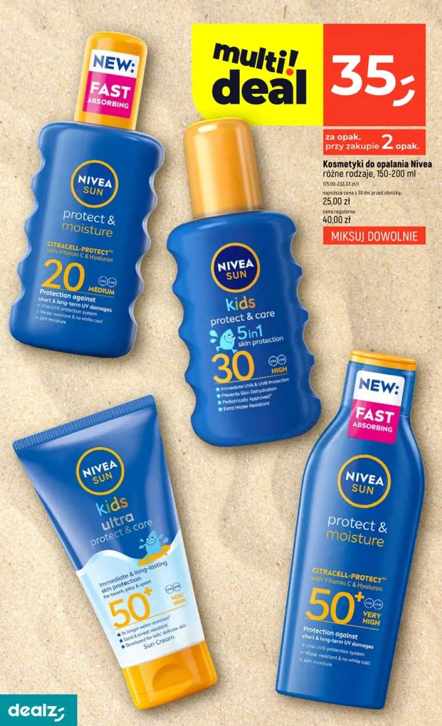 Kosmetyki do opalania różne rodzaje